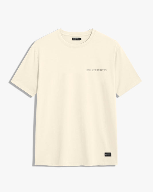 Camiseta unisex beige BLESSED