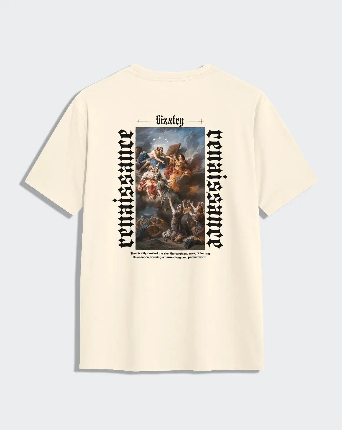 Camiseta beige unisex RENAISSANCE BIZZTRY