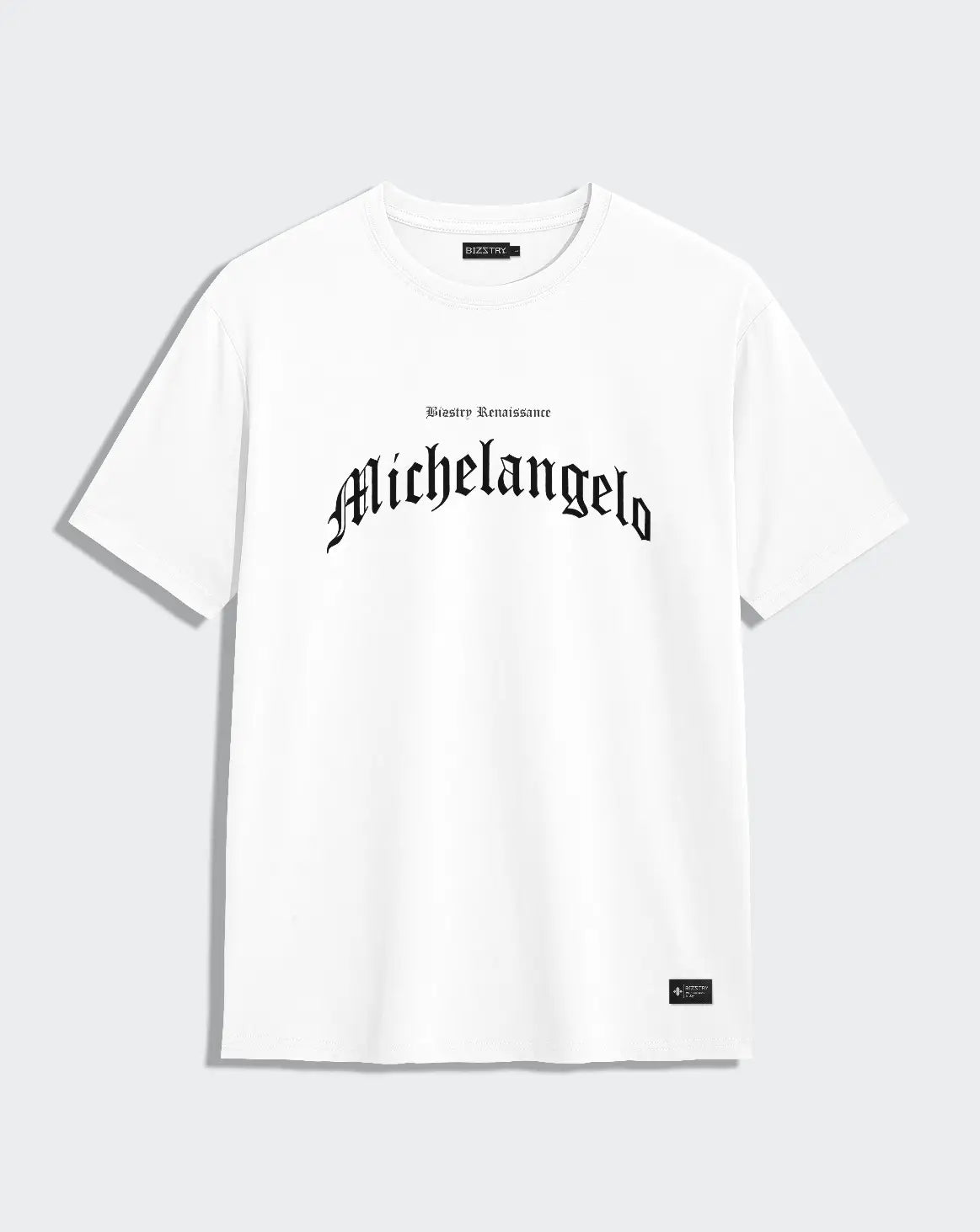 Camiseta blanca unisex MICHELANGELO