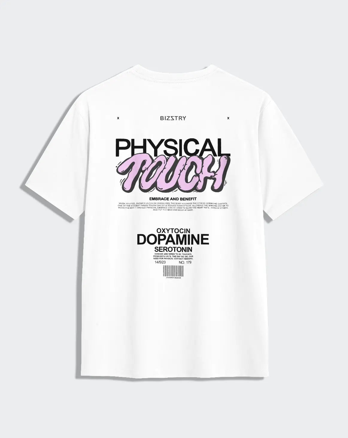 Camiseta blanca unisex PHYSICAL