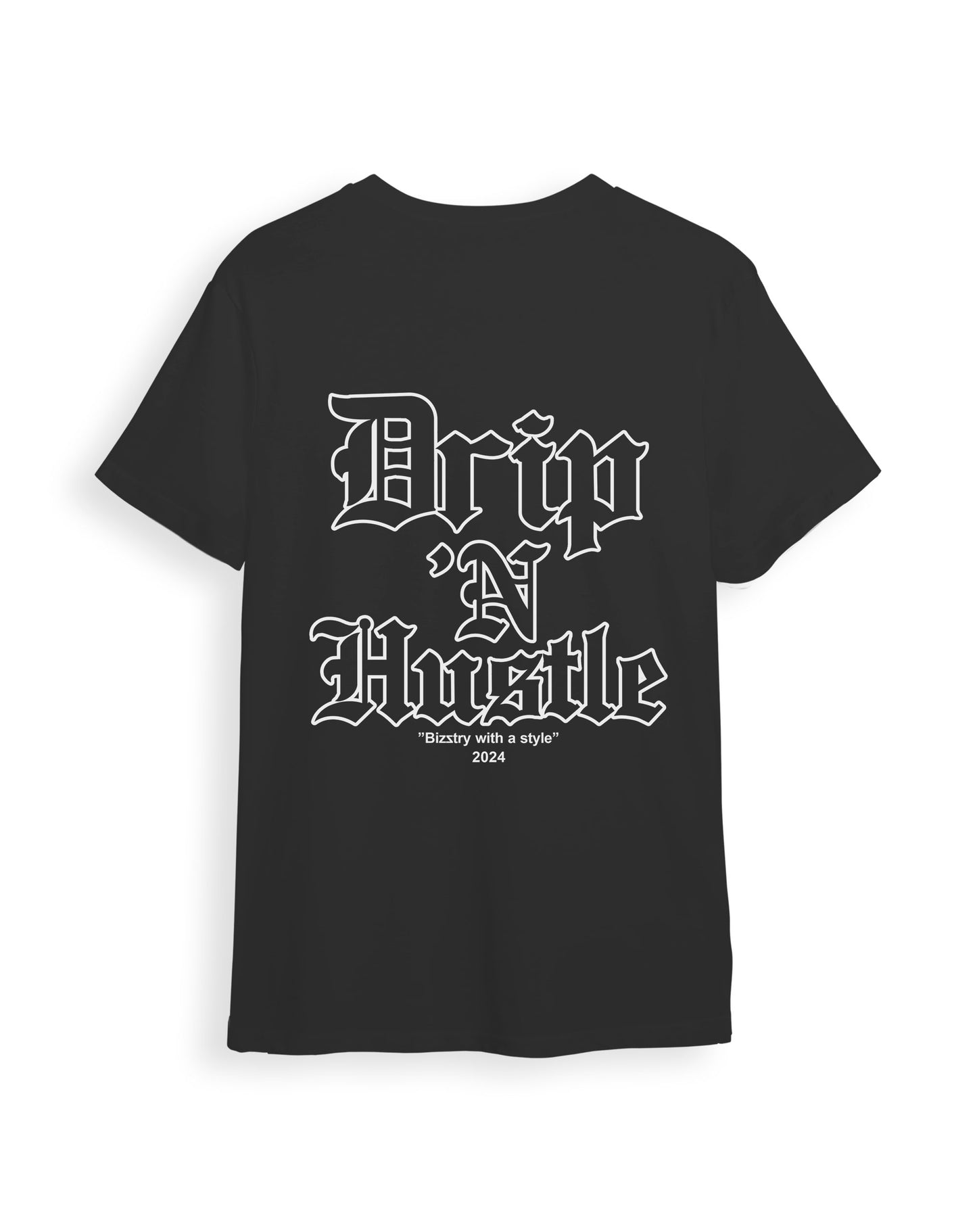 Camiseta negra Unisex DRIP
