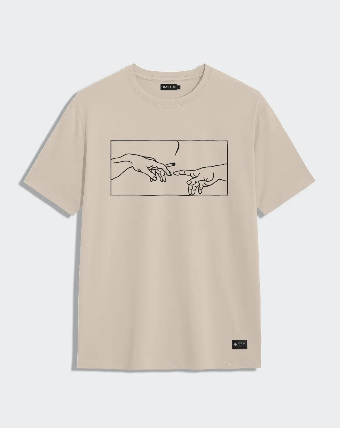 Camiseta capuccino unisex CIGARETTE