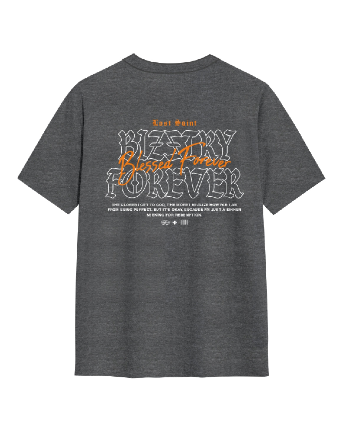 Camiseta gris unisex BIZZTRY FOREVER