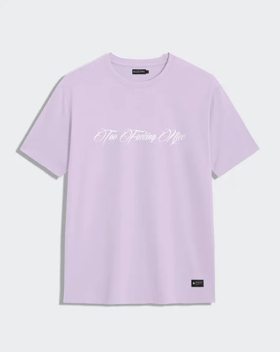 Camiseta lila unisex NICE