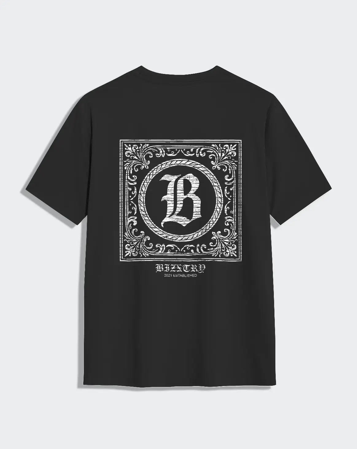 Camiseta negra unisex BIZZTRY OLD