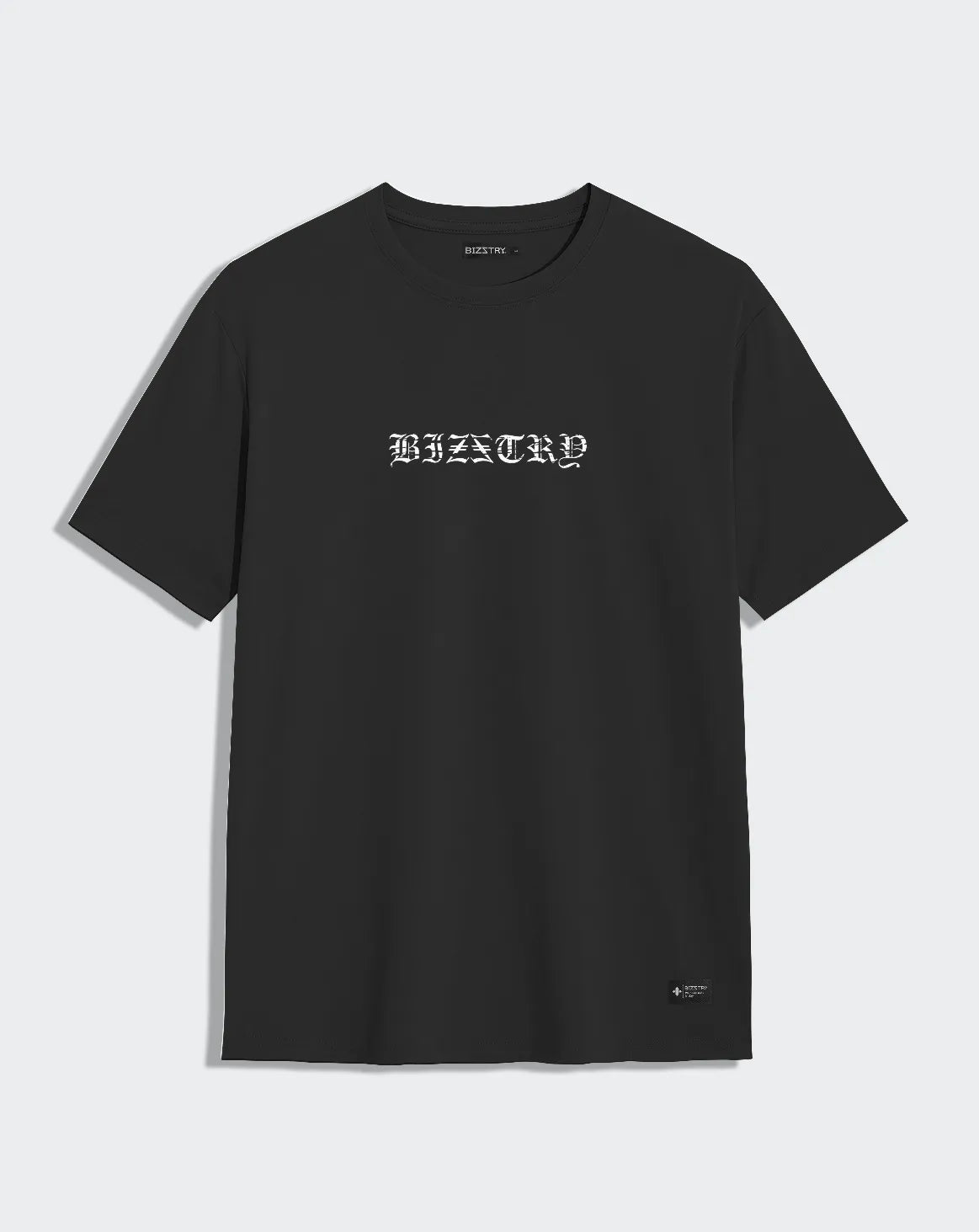 Camiseta negra unisex BIZZTRY OLD