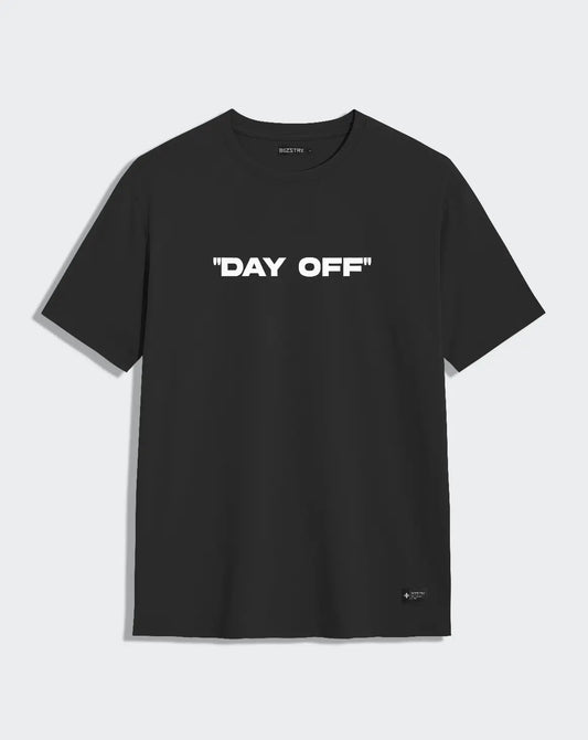 Camiseta negra unisex DAY OFF