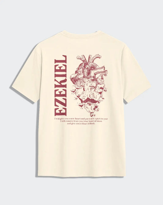 Camiseta beige unisex EZEKIEL