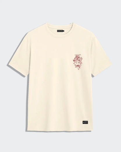 Camiseta beige unisex EZEKIEL