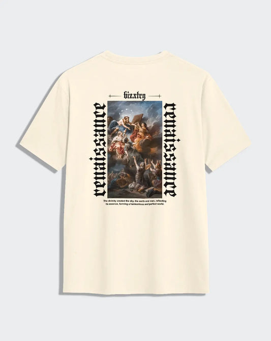 Camiseta beige unisex RENAISSANCE BIZZTRY