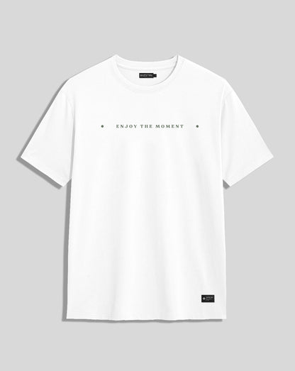 Camiseta blanca unisex ENJOY