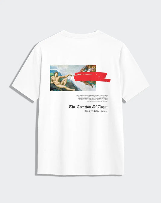 Camiseta blanca unisex MICHELANGELO