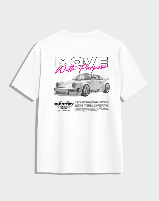 Camiseta unisex blanca MOVE