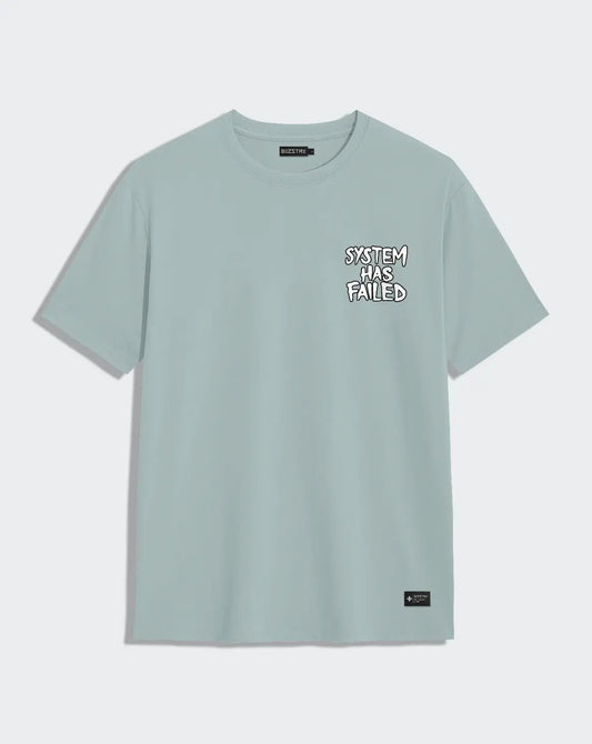 Camiseta blue menta unisex SYSTEM