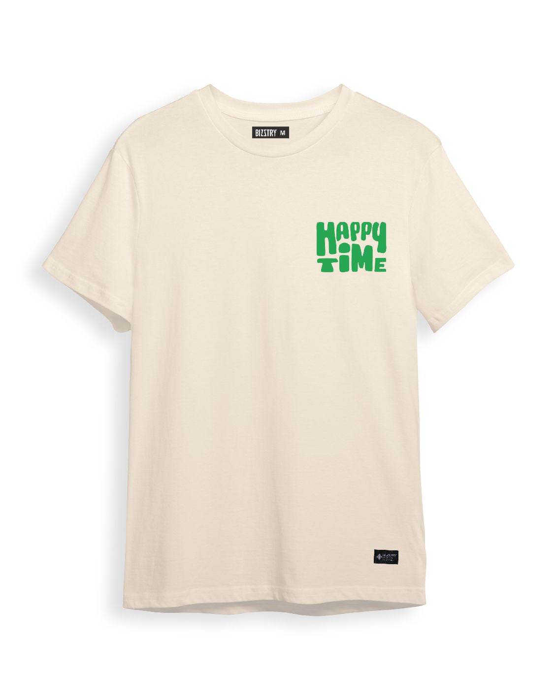 Camiseta beige unisex HAPPY TIME