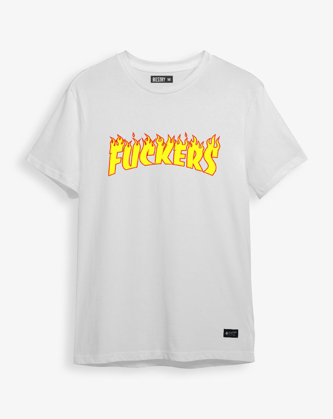 Camiseta unisex blanca FUCKERS