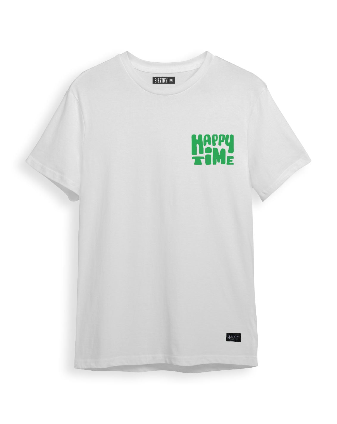 Camiseta blanco Unisex HAPPY TIME