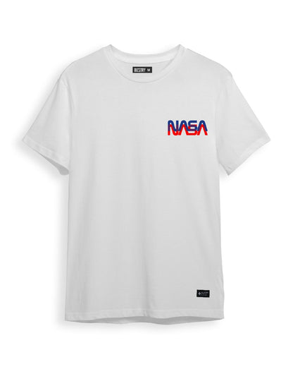 Camiseta blanca Unisex NASA DUOS