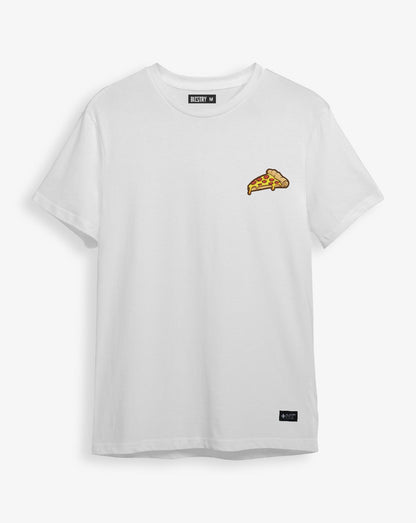 Camiseta blanca unisex PIZZA