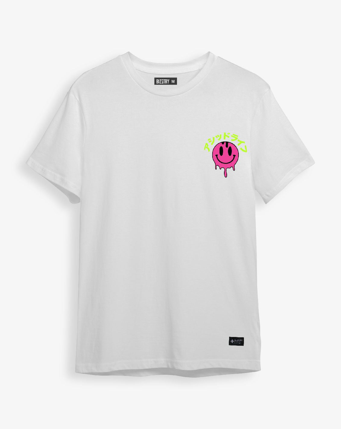 Camiseta blanca unisex SMILE