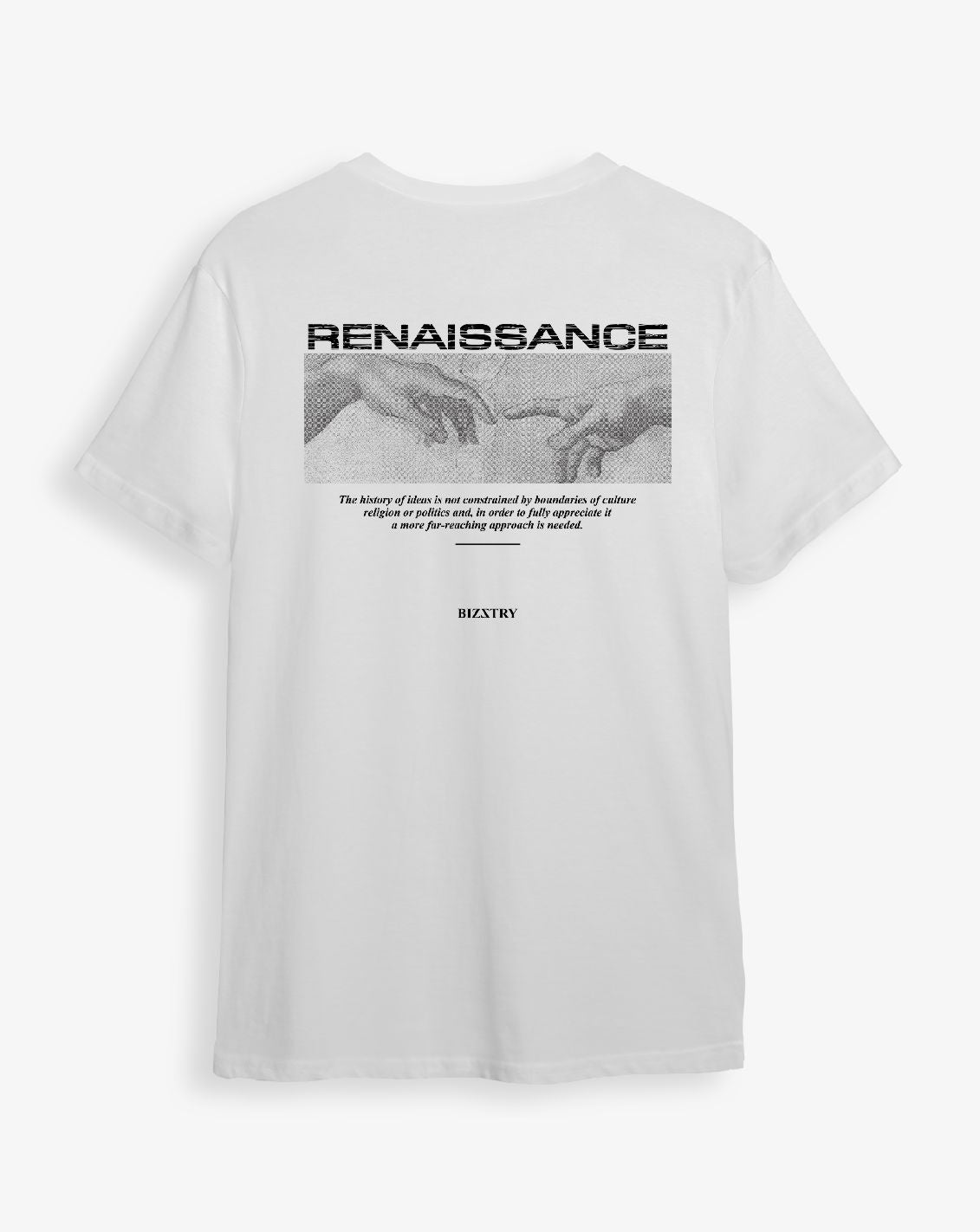 Camiseta blanca unisex RENAISSANCE HANDS