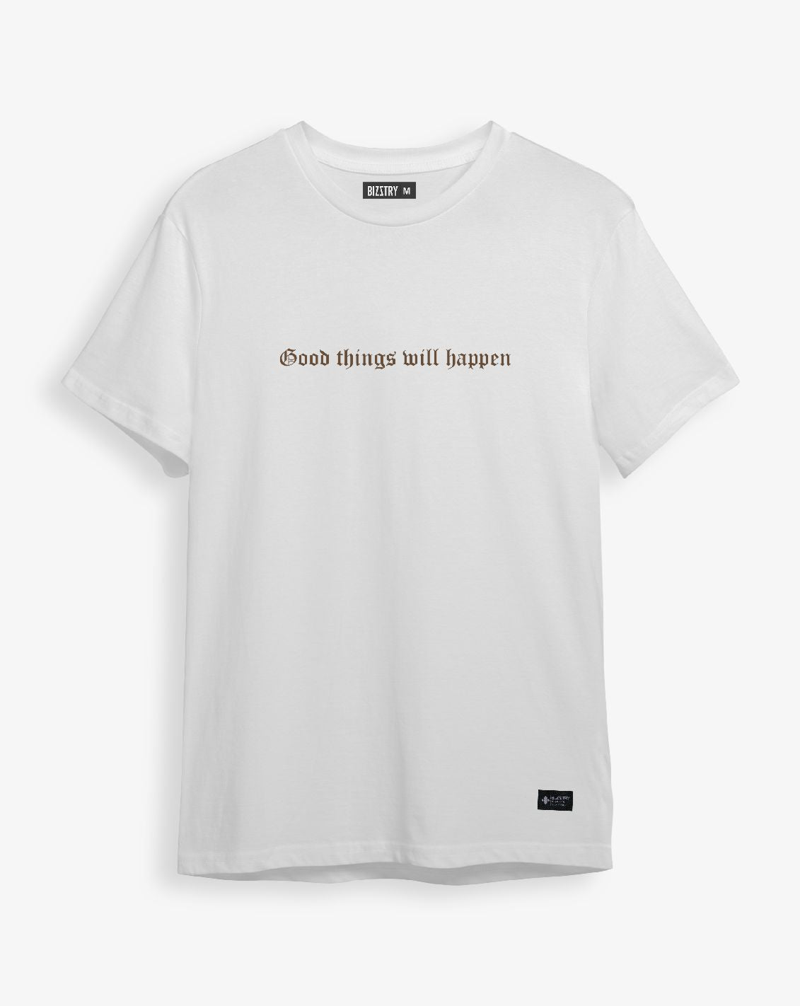 Camiseta blanco unisex GOOD THINGS