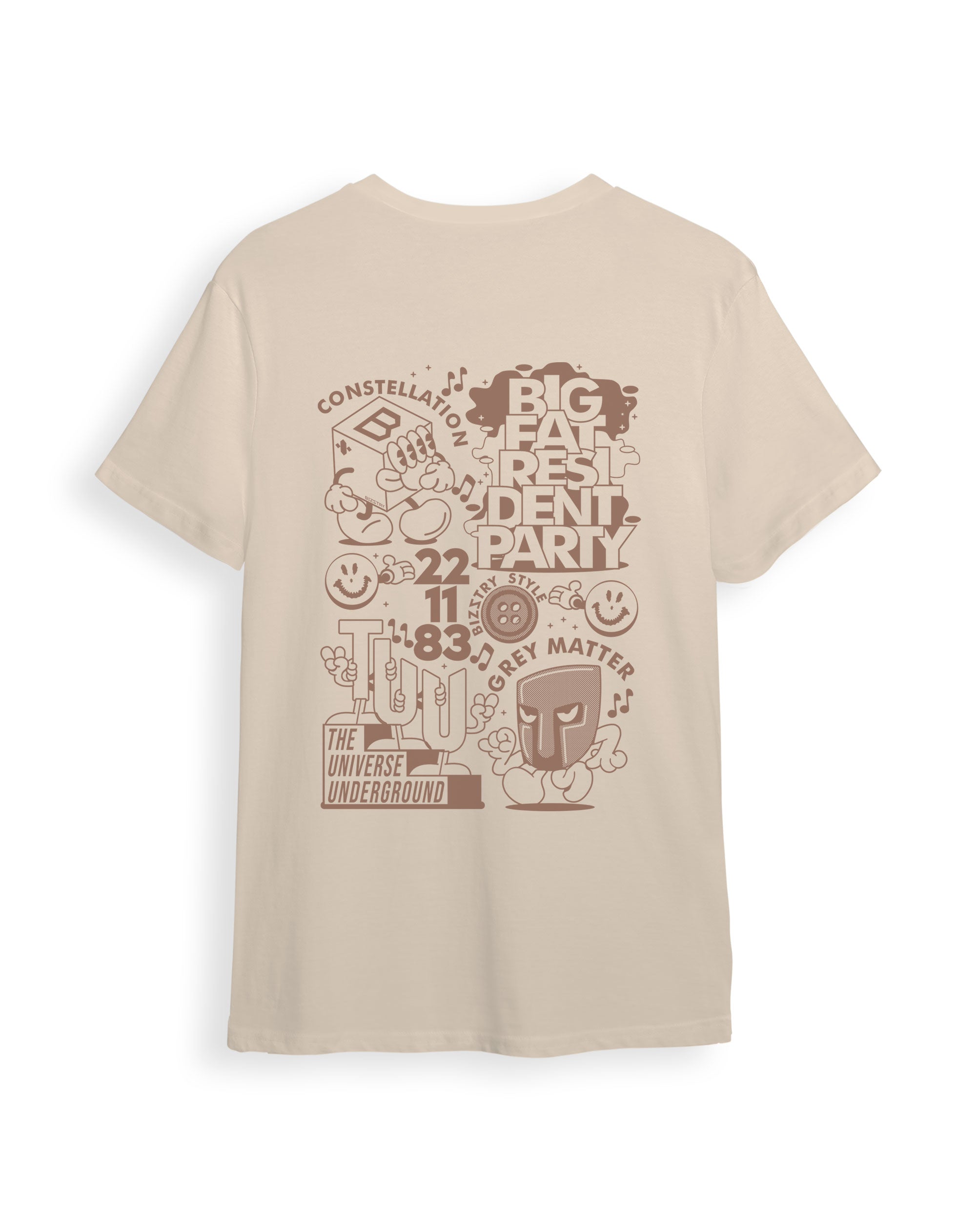 Camiseta capuccino Unisex BIG FAT