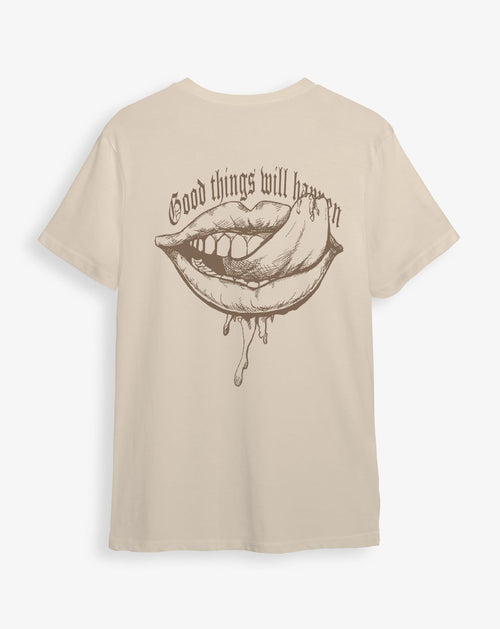 Camiseta capuccino Unisex GOOD THINGS