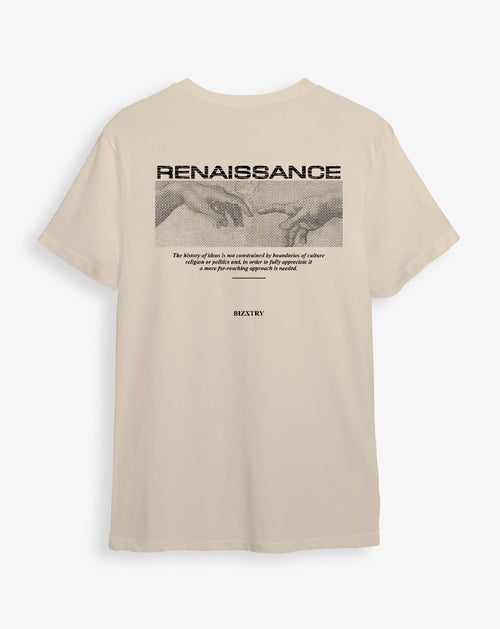 Camiseta capuccino unisex RENAISSANCE HANDS