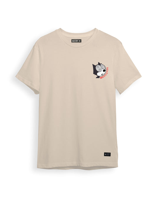 Camiseta capuccino Unisex CRAZY CAT