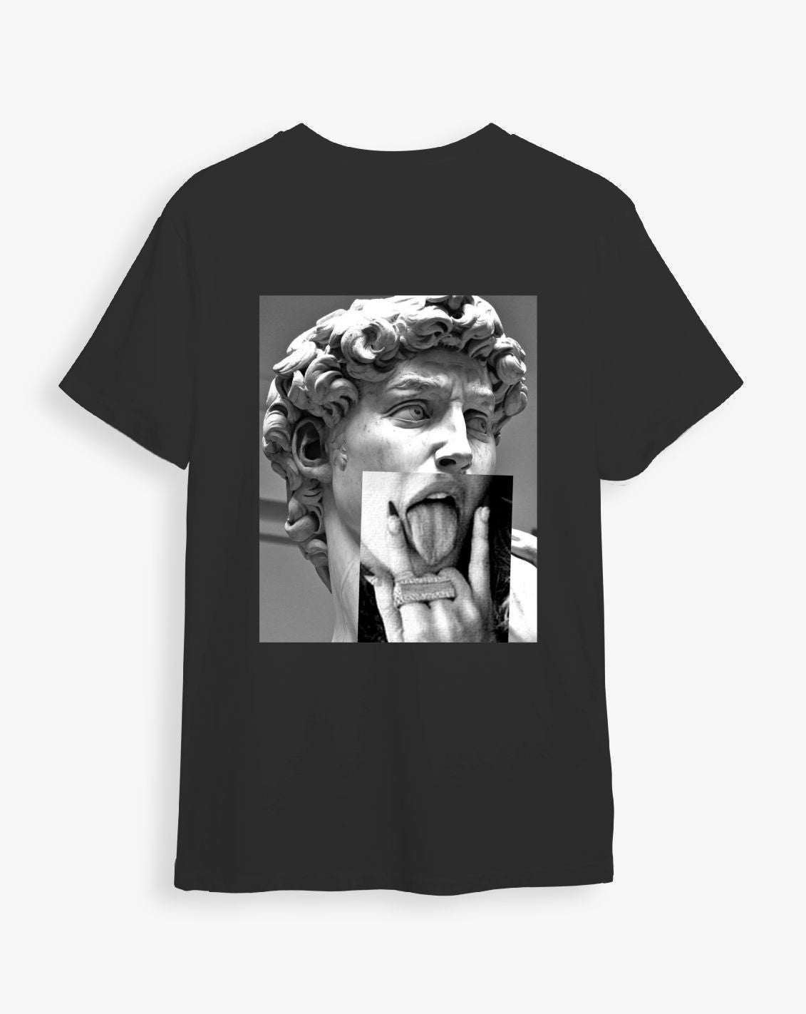 Camiseta unisex negra DAVID