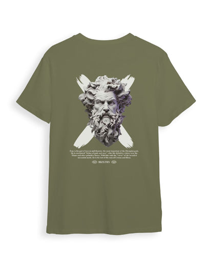 Camiseta verde Unisex ZEUS