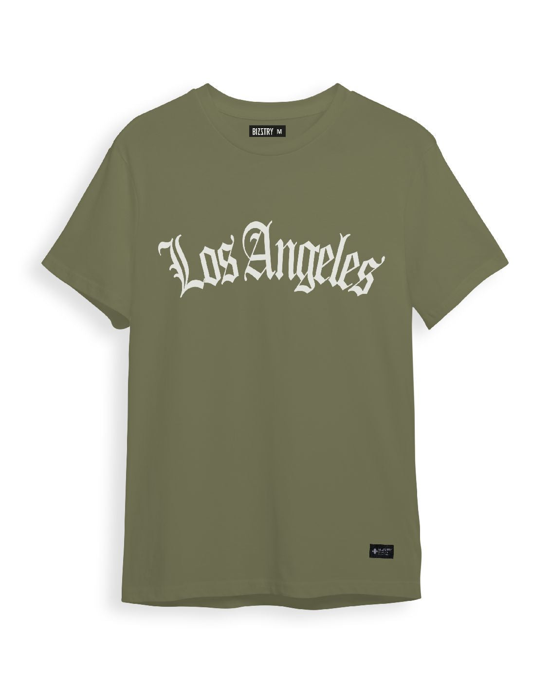 Camiseta verde oliva unisex LOS ANGELES