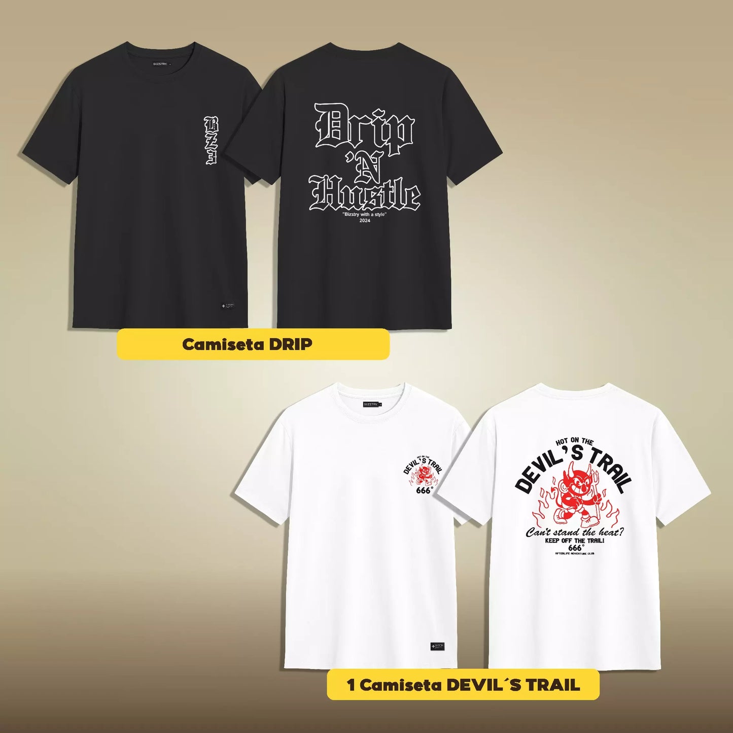 PACK 4 CAMISETAS + Caja Coleccionable de Regalo + envío GRATIS