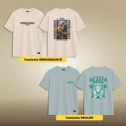 PACK 4 CAMISETAS + Caja Coleccionable de Regalo + envío GRATIS