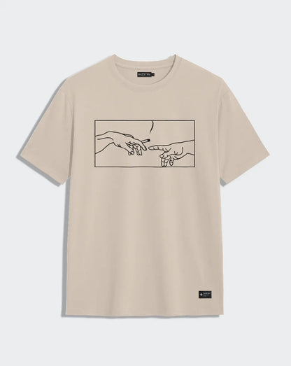 Camiseta capuccino unisex CIGARETTE