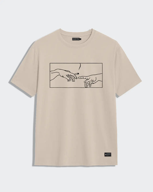 Camiseta capuccino unisex CIGARETTE