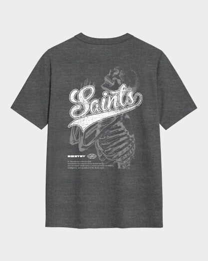 Camiseta gris unisex SAINTS