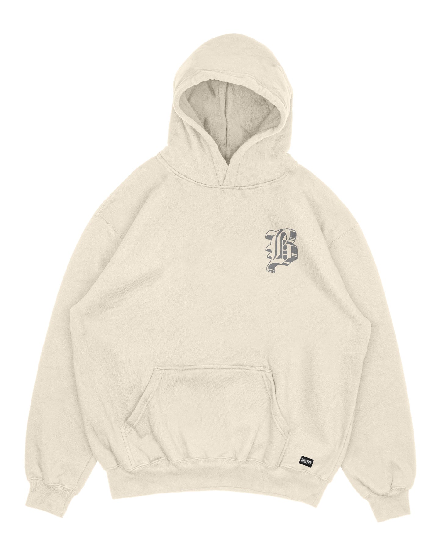 Hoodie beige OVERSIZE Unisex Bizstry Resist