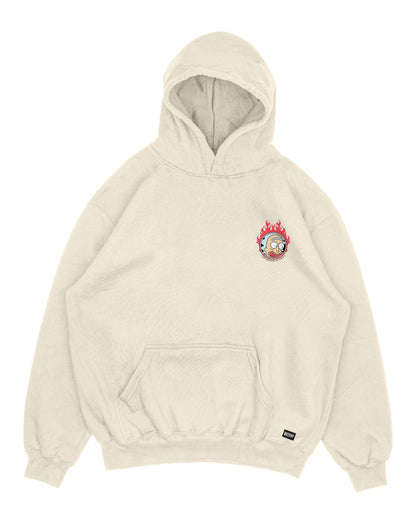 Hoodie beige OVERSIZE Unisex Universe rm