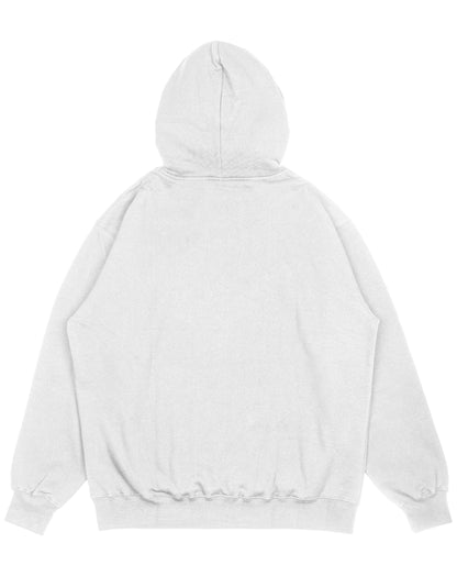 Hoodie blanco OVERSIZE Unisex Nasa Flag