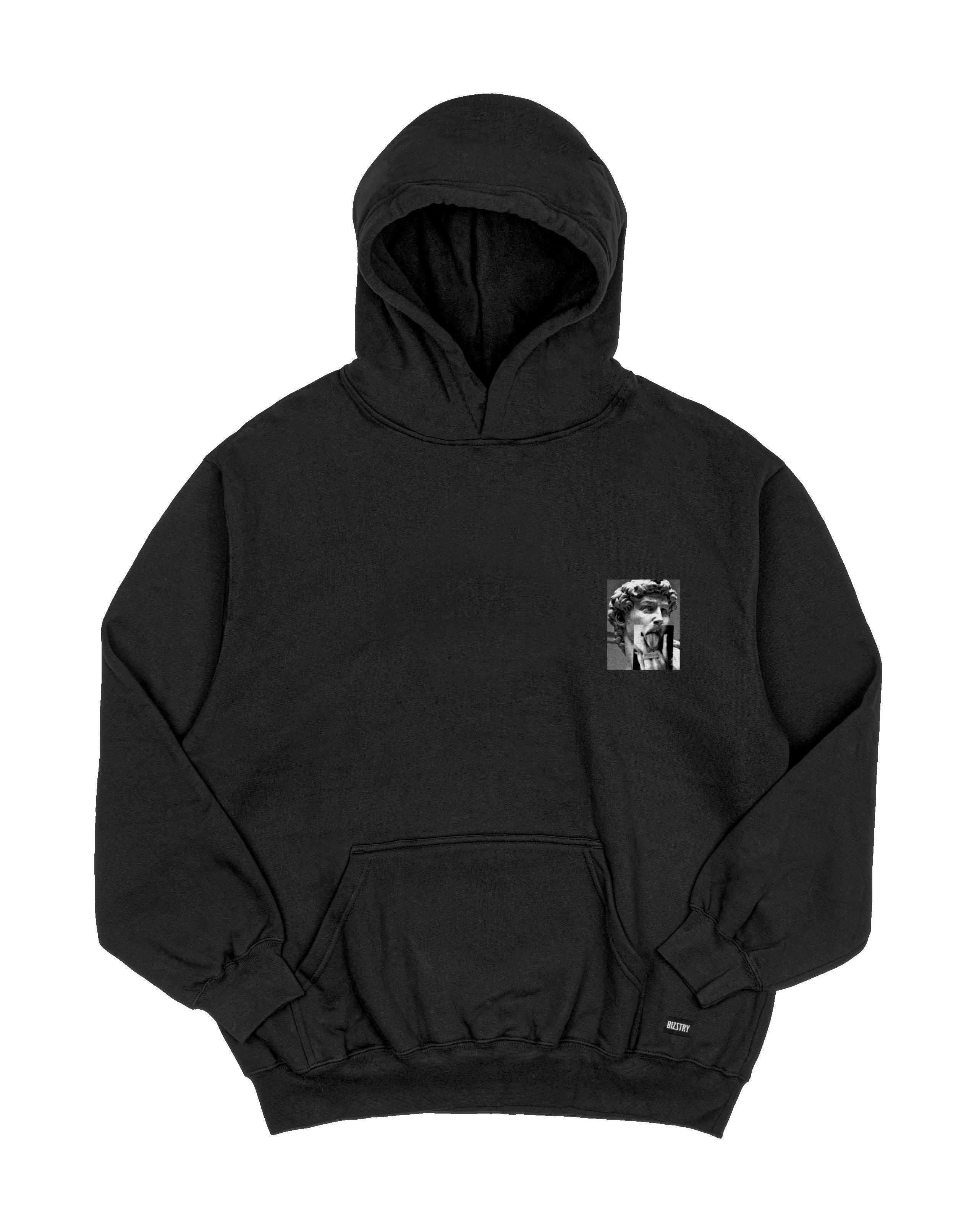 Hoodie negro OVERSIZE Unisex David