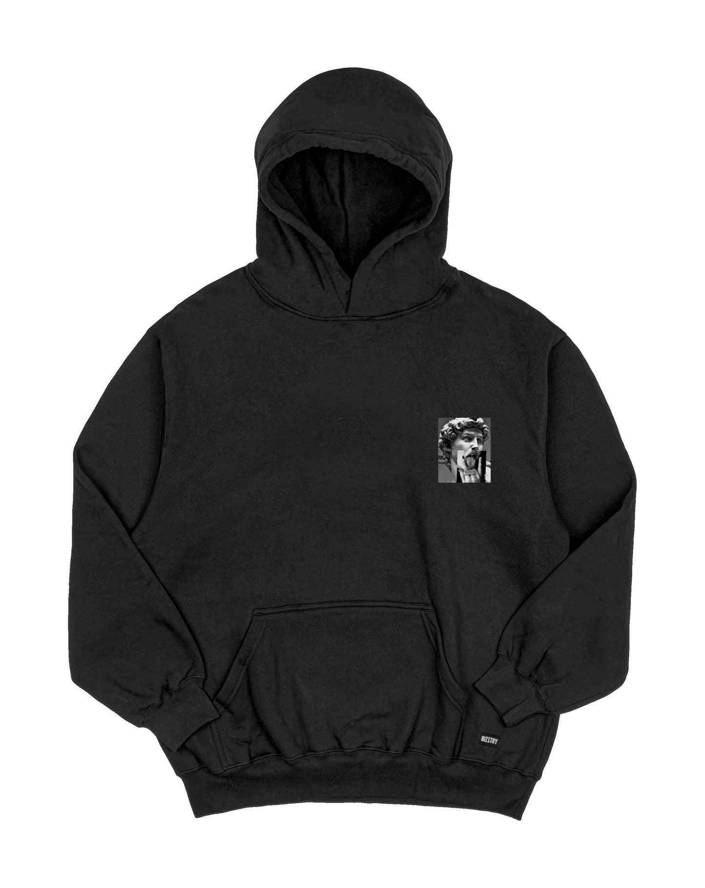 Hoodie negro OVERSIZE Unisex David