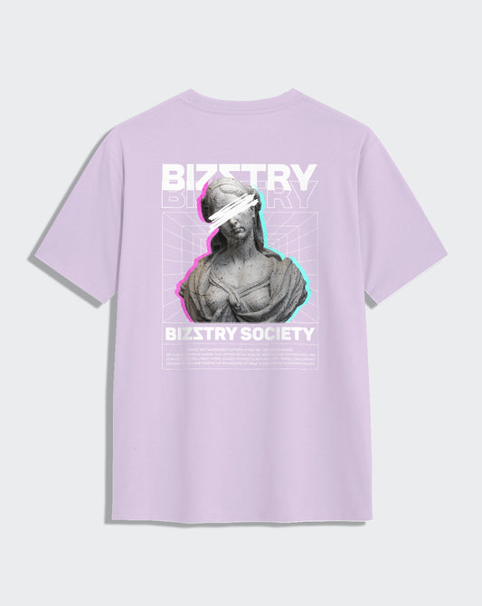 Camiseta lila unisex BIZZTRY LAW