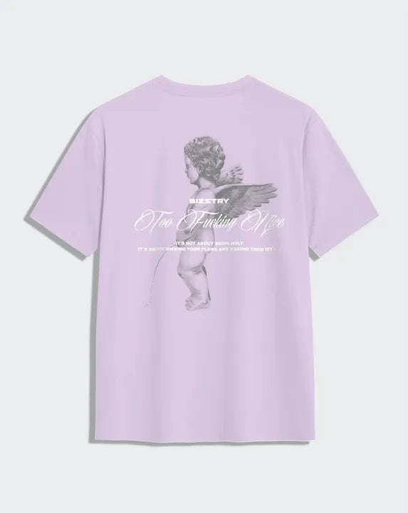 Camiseta lila unisex NICE