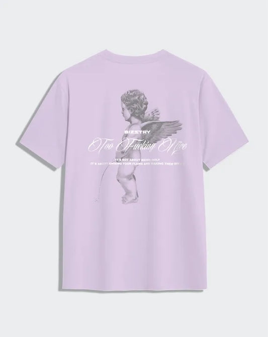 Camiseta lila unisex NICE