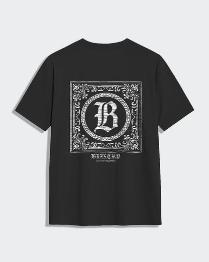 Camiseta negra unisex BIZZTRY OLD