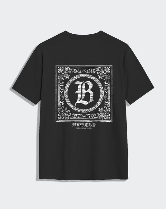 Camiseta negra unisex BIZZTRY OLD