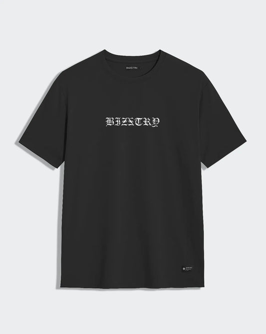 Camiseta negra unisex BIZZTRY OLD