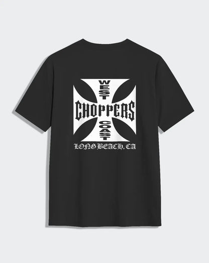 Camiseta negra unisex CHOPPERS